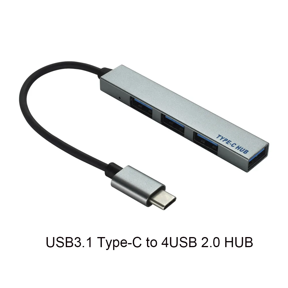 USB-концентратор USB 3 1 Тип C USB-разветвитель Thunderbolt USB2.0 док-адаптер для Macbook Pro 13 15 Air Mi