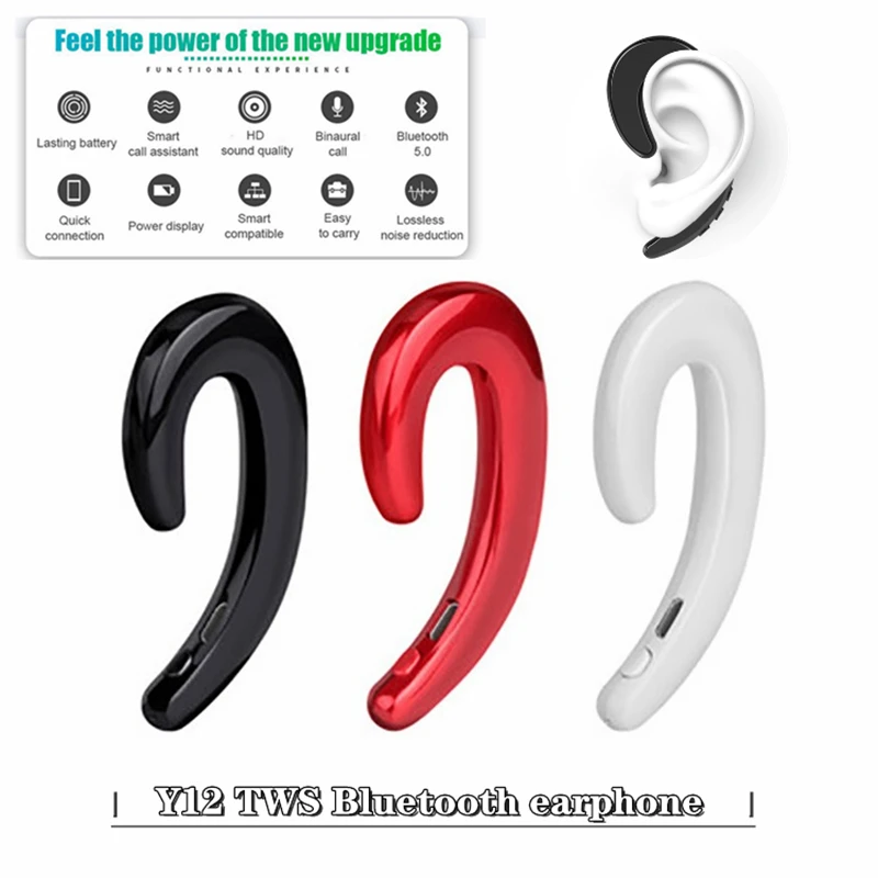 Беспроводные наушники Y12 Bluetooth 5 0 бизнес гарнитура громкой связи для Iphone xiaomi samsung