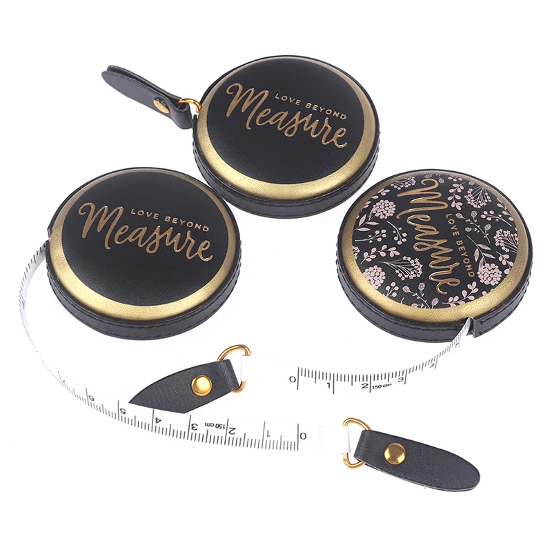 1.5m Portable Retractable Vintage Style Mini Tape Nostalgia Measure Ruler Retro Sewing Centimeter Inch Roll Tape sewing tools