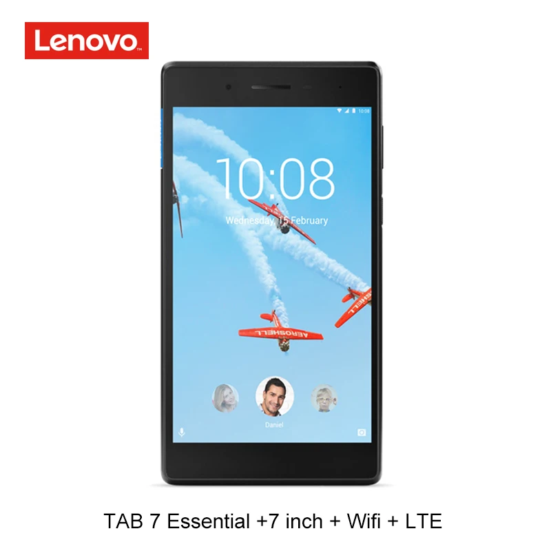 Lenovo 7 дюймовый планшет с четырёхъядерным процессором ОЗУ 1 ГБ ПЗУ 16 4G LTE android GPS 3450