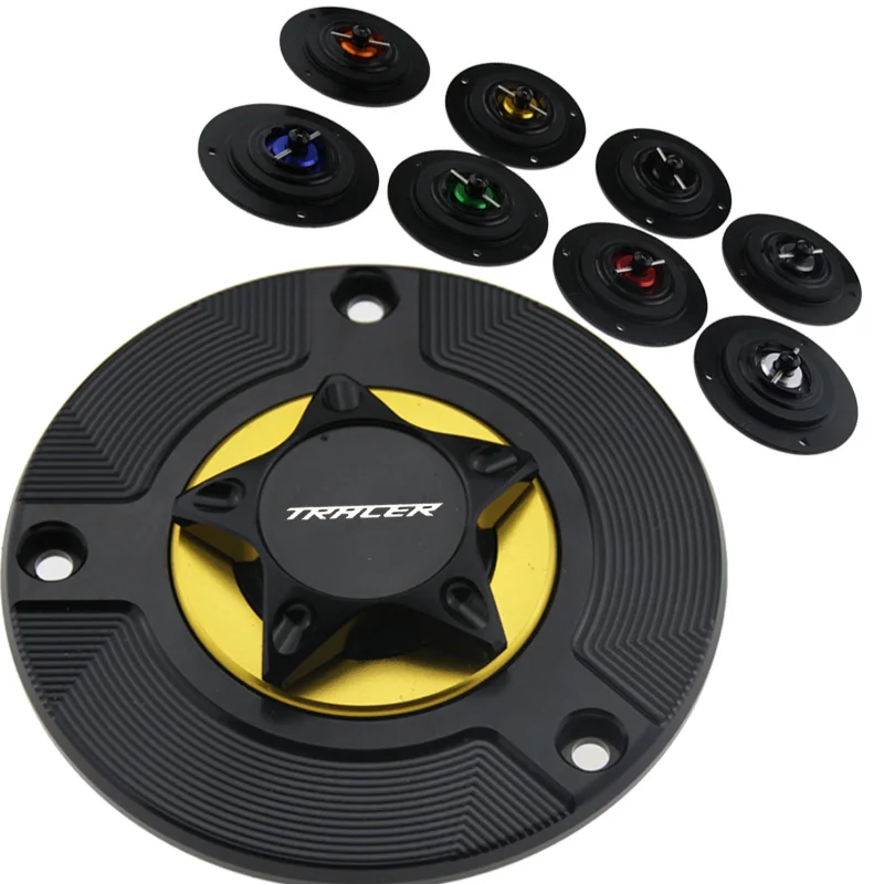 CNC алюминий Keyless аксессуары для мотоциклов Топливный бак газа крышка YAMAHA Tracer 900/GT