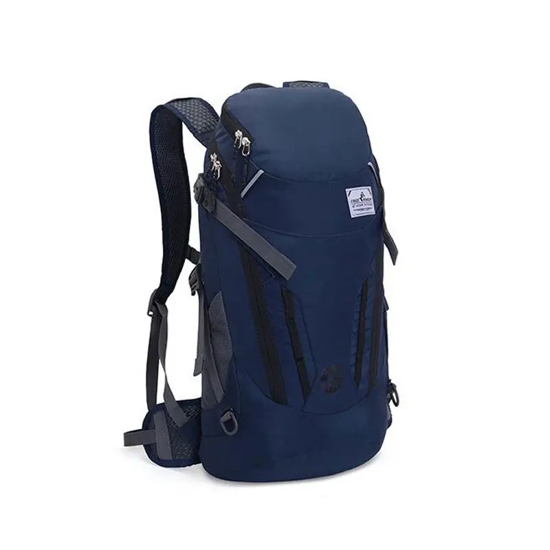 Складной рюкзак для альпинизма, водонепроницаемый нейлоновый рюкзак для верховой езды, 35Л, складной рюкзак для хранения, для путешествий, кемпинга, спорта, для улицы, рюкзак для мужчин и женщин - Цвет: Navy