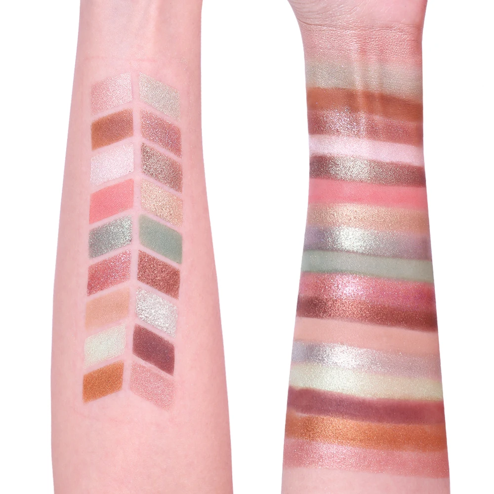 UCANBE 18 цветов Тени для век Палетка для макияжа Палитра теней для век pallete ucanbe тени для век телесный блеск Тени для век водонепроницаемый TSLM1