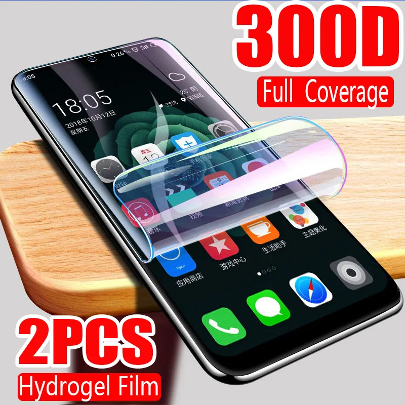 

500D Full Cover Hydrogel Film For iPhone 11 Pro XR X XS MAX Screen Protector For iPhone 6S 6 7 8 Plus Protective Film Not Glass