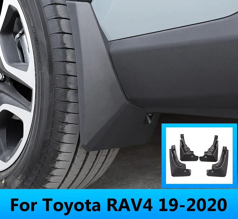 4 x Car Mudguards Mud Flaps Splash Guards fender Accessories For Toyota RAV4 2018 2019 2020 | Автомобили и мотоциклы