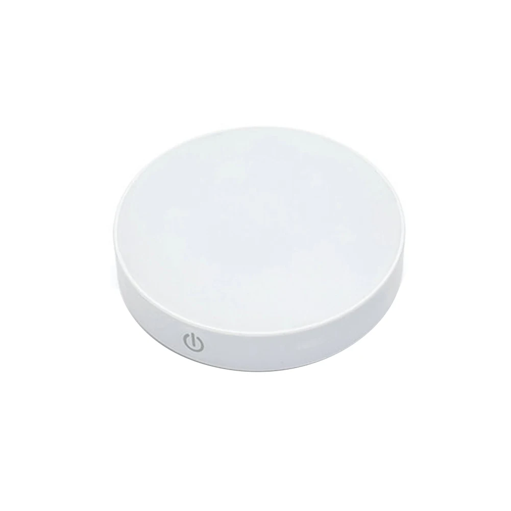 

Home Wireless Decorative USB Charging Night Light Adjustable Easy Install Magnetic Led ABS Kitchen Touch Sensor Round Shape