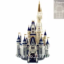 Новые друзья серии Золушка Принцесса модель замка строительные блоки Набор совместимы 71040 16008 классические архитектурные игрушки