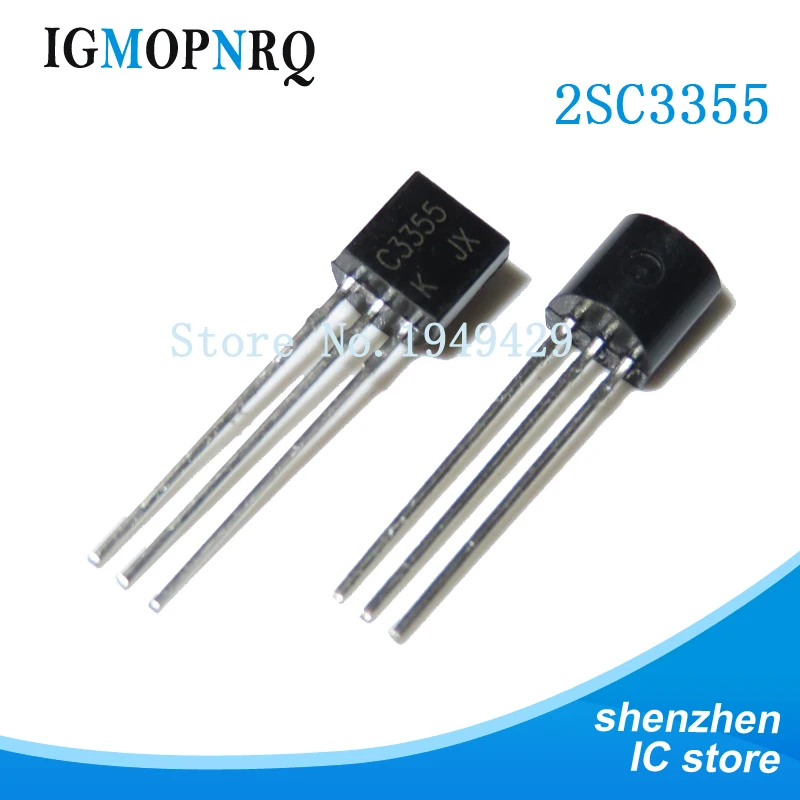 50 шт. 2SC3355 TO92 C3355 NPN транзистор TO-92 25 в | Электронные компоненты и принадлежности