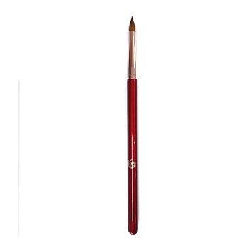 

K117 Professional Handmade Make Up Brush Lip Brush Soft Resilient Natural Weasel Hair Winered Cosmetic Tools Makeup Brushes