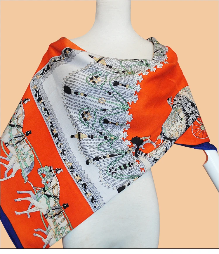 HuaJun 2 магазин | осенне-зимняя одежда «карета» оверсайз бархатная Косынка ткань с вышивкой елочкой набивной платок