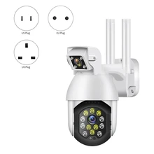 Caméra de surveillance extérieure PTZ IP WIFI HD 1080P, dispositif de sécurité domestique sans fil, avec système infrarouge