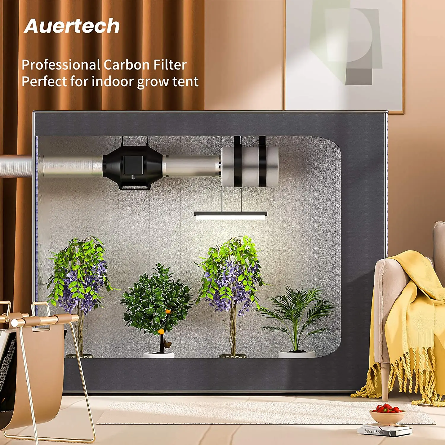 Grow Box Grow Tent 1000-4000W Samsung LM281B PRO Phytolamp Board IR/UV VEG/BLOOM 4/5/6 Inch Fans&Activated Carbon Air Filter Set