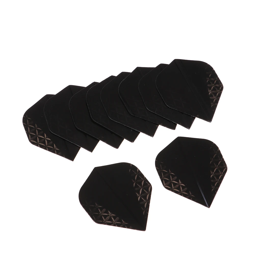 10Pcs Standard Shape Flights PET Extra Tough Thick Tail Accessories Dart Flights 10Pcs Standard Shape Flights PET Extra Tough Thick Tail Accessories Dart Flights