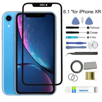 

Yuanlin Phone Outer Front Glass Screen Panel Tool Kits Replacement for iPhone XR Durable Phone Accessories замена стекла 수리킷