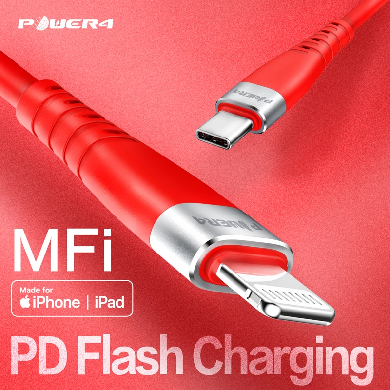 Мощность 4 MFi 2 м 18 Вт Lightning Кабель для usb type C PD Быстрая зарядка кабели для iPhone 11 Pro X XS 8 XR с ЕС адаптер питания USB-C
