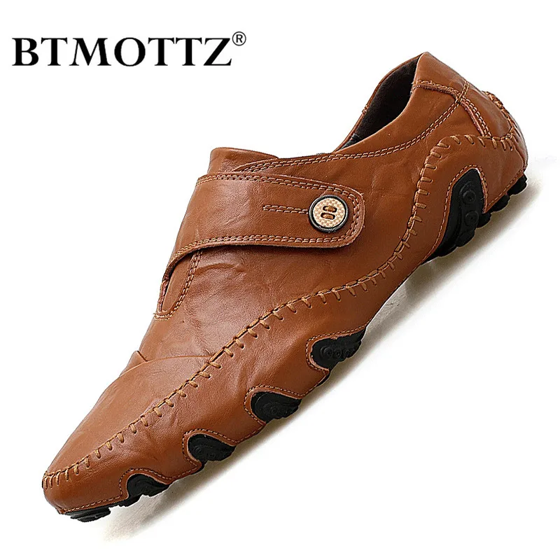 

Men Casual Shoes Fashion Brand Men Shoes Genuine Leather Men Loafers Moccasins Slip on Men's Flats Male Driving Shoes Size 38-47