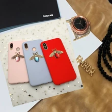 Onevan чехол из 3D пчелы цвет карамельный мягкий является huawei mate 10 20 P20 P30 P10 y6 Y5 Y9 1 honor 10 9 Lite 7C 7a Pro 8x 8C smart
