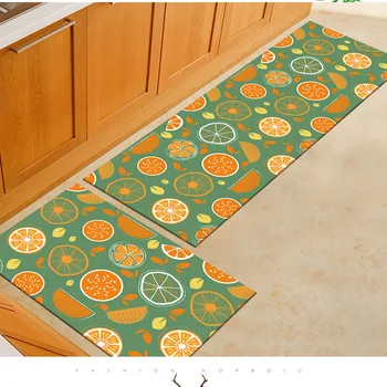 

2PCS European minimalist kitchen floor mat bathroom anti-slip absorbent door mat living room bedroom balcony home decor carpet