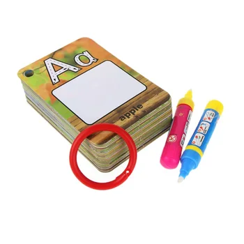 

Magic Water Pen Cartoon Alphabet Drawing Toys Kids Learning Toy Children Doodle Coloring Board Puzzle Board