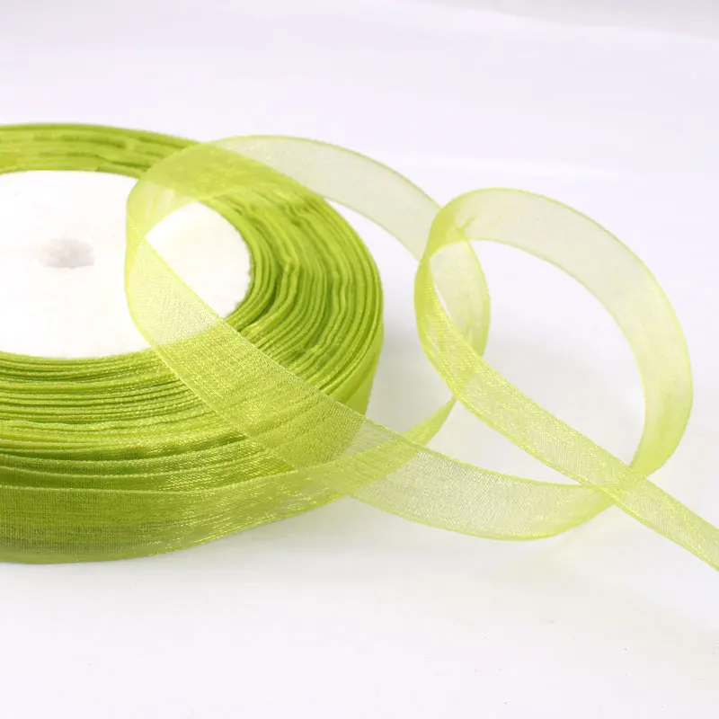 Elegant 45m Organza Satin Ribbon Roll for DIY Crafting and Gift Decoration