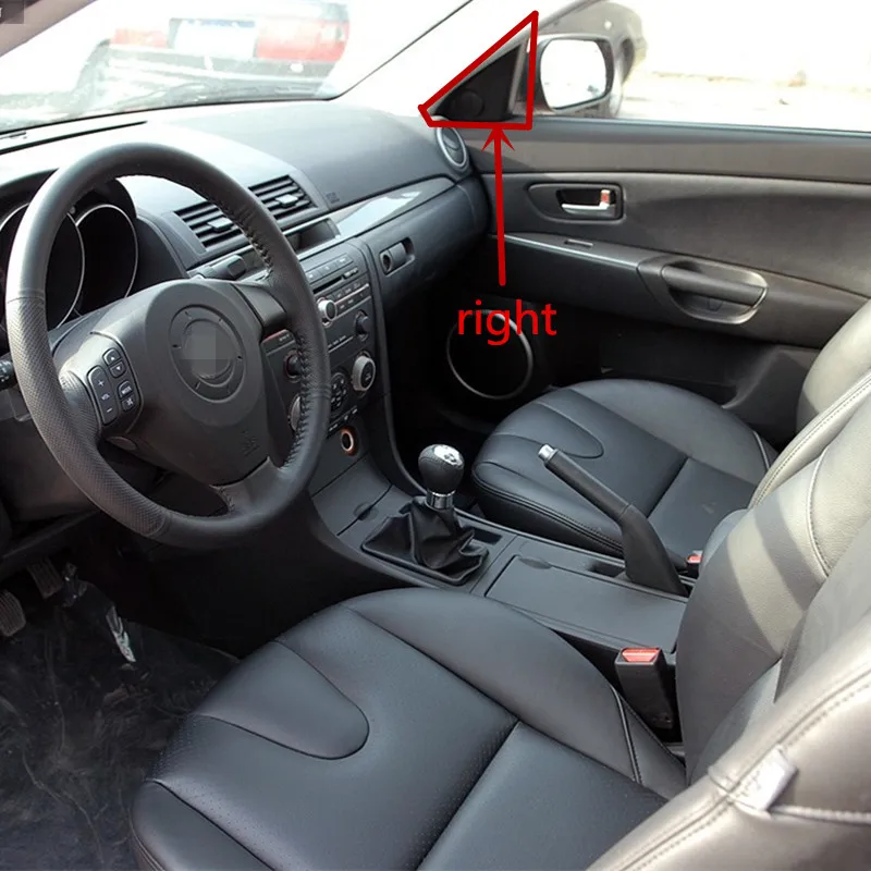Car A-pillar tweeter triangle cover Tweeter cover Speaker cover for Mazda 3 BK 2003-2009 B32H-69-11Y B32H-69-17Y B32H6911Y