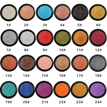 

Phoera Eyeshadow Eye Glitter Shimmer 24 Colors Natural Matte Palette Pigment Eyes Make Up Cosmetic Festival Face Jewels Tslm1