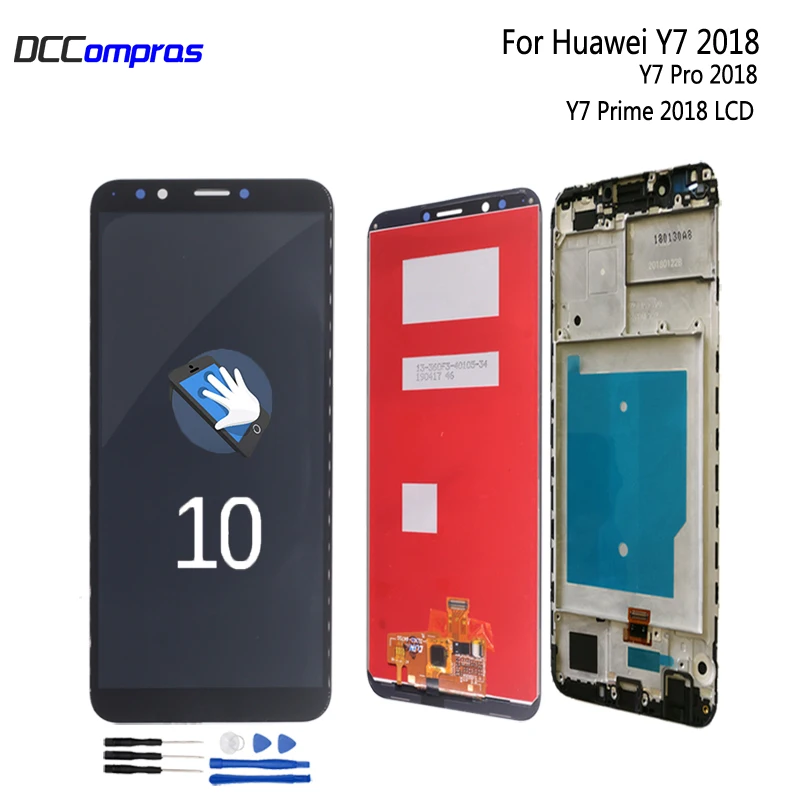 

LCD Display For Huawei Y7 2018 Y7 Pro 2018 Y7 Prime 2018 Touch Screen Digitizer Assembly With Frame For Huawei Y7 2018