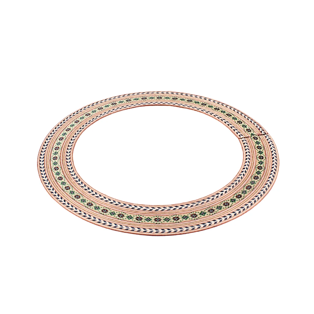 Guitar Soundhole Inlay Sticker Rosette for Acoustic Guitar DIY Replacements