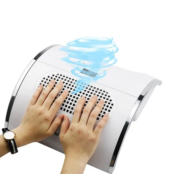 

80W 2-IN-1 Nail Manicure lamp dust absorption machine 2 in 1 Powerful Fan 36 LEDs Nail Dryer Vacuum Cleaner Manicure Tools