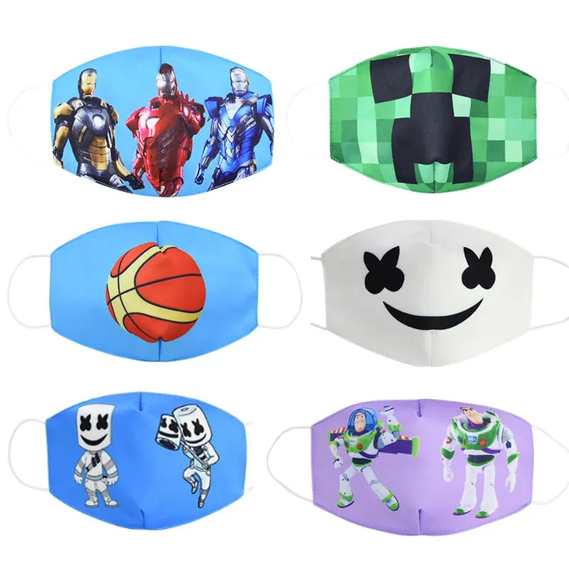 

1 Anti Dust Face Mouth Mask Reusable Breathable Cotton Protective Children Kid toy Cartoon Cute PM2.5 Anti-Dust Mouth Face Mask