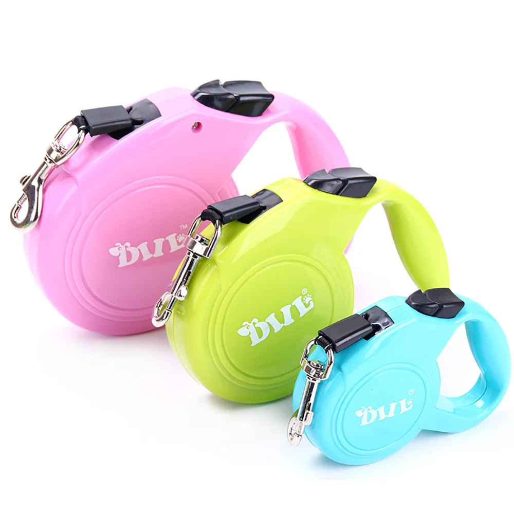 

5M Dog Leash Roulette Running Walking Extending For Dogs Leashes Automatic Small Medium Dogs Roulette Colorful Strap