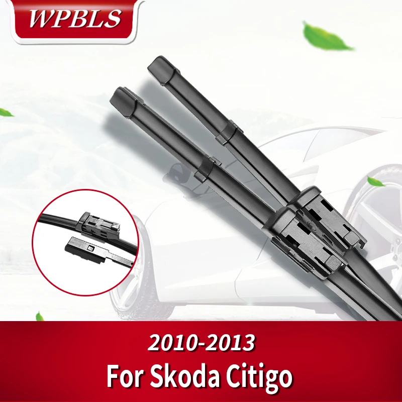 WPBLS Wiper Blades for Skoda Citigo Fit Push Button Arms 2010 2011 2012 2013 |