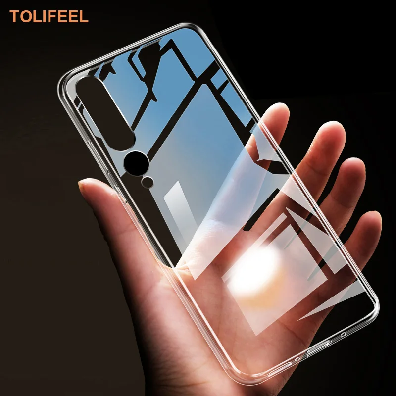 Чехол TOLIFEEL для Xiaomi Mi 10 Pro Mi10 Lite ультратонкий ТПУ Силиконовый Прозрачный Бампер