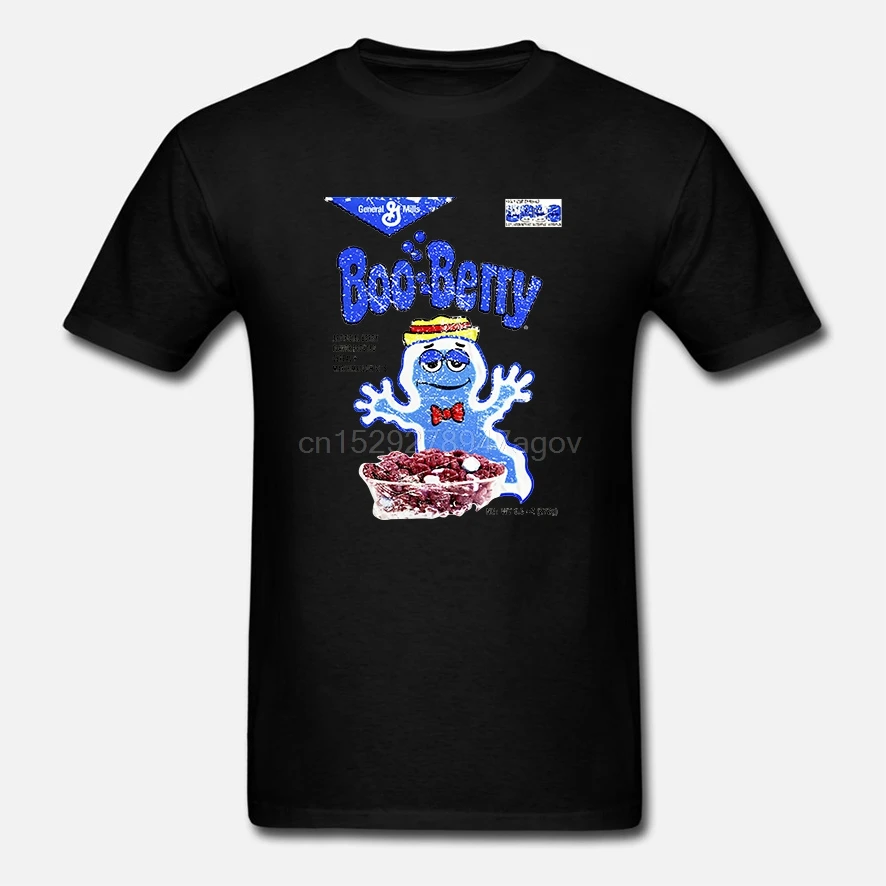 Boo Berry/Бесплатная доставка футболка из хлопка в стиле ретро 80s Frankenberry