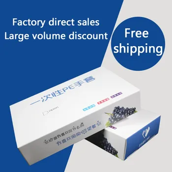 

Plastic Gloves 100 pcs/Box Disposable Powder-free Industrial Food Safety 3mm Translucent Pvc Gloves Nitrile guantes vinilo luvas