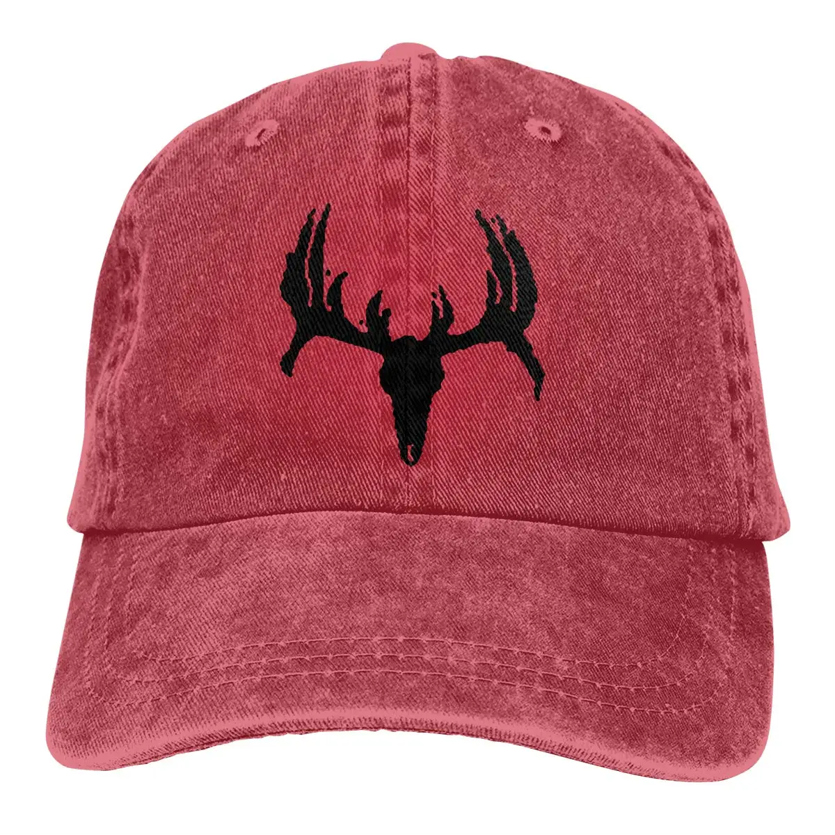 Бейсболки унисекс с изображением оленя и черепа