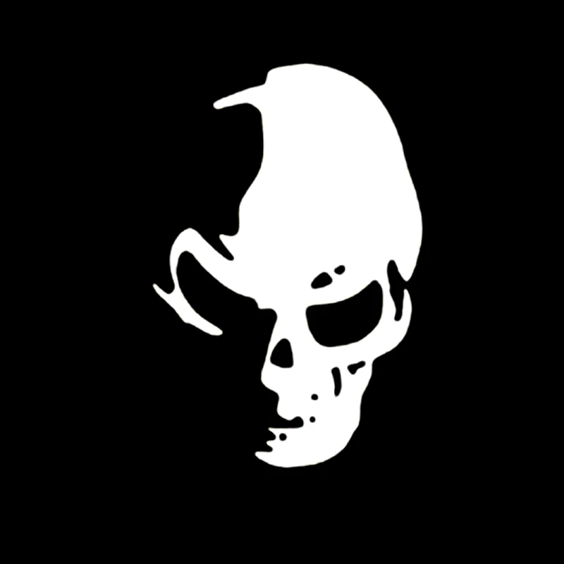 

Interesting Skull Car Stickers Motorcycle Decals Waterproof Decals PVC 12cm X 8cm