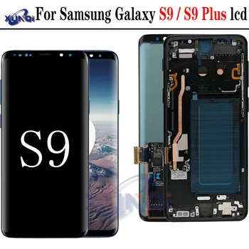 

ORIGINAL AMOLED Replacement for SAMSUNG Galaxy S9 G960 S9+ G965 LCD display Touch Screen Digitizer with Frame S9 plus lcd
