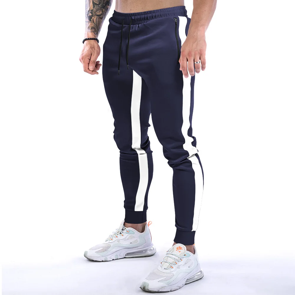 

Casual Men Pants Fitness Sweatpants Men Joggers Streetwear Trousers Male Fashion Stripe Track Pants Gym Pants Sweatpants For Me