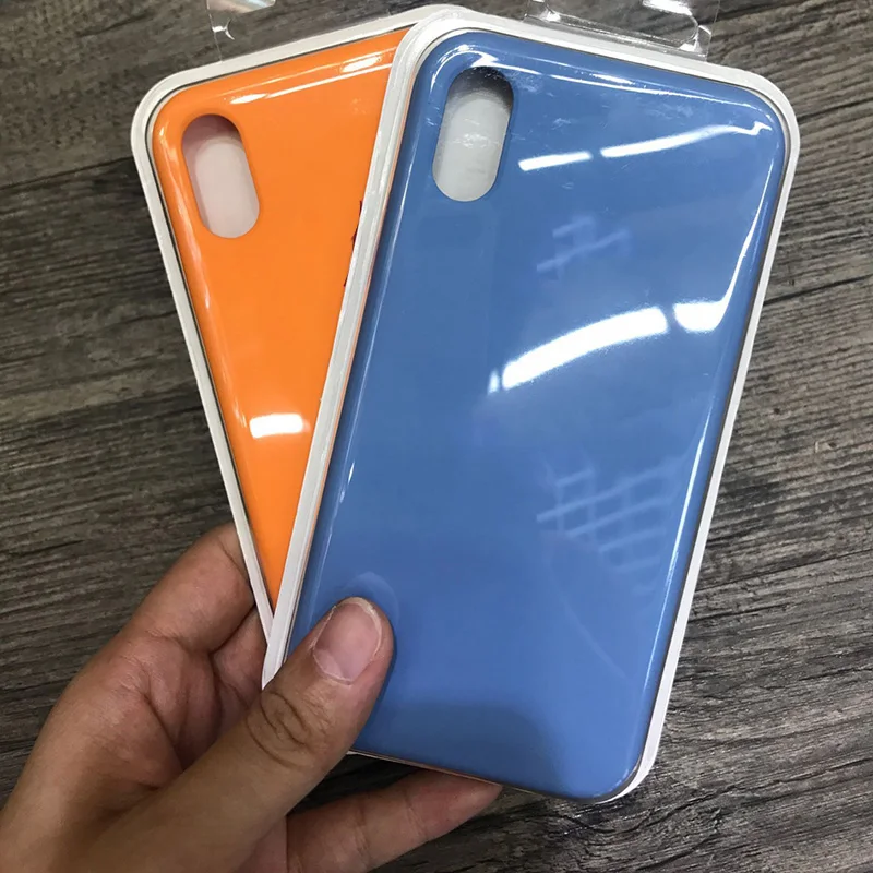 Силиконовый чехол для Apple iPhone 6 S 7 8 PLUS X XR XS MAX оригинальные официальные Чехлы