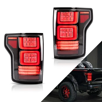 

VLAND Car Styling Taillight For Ford F150 2018-2019 Full LED DRL +Brake+Turn Signal Rear Lamp Plug and Play Tail Lamp Assembly
