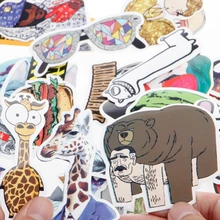 50X Skateboard Snowboard Graffiti Stickers Laptop Luggage Car Bike Phone Decals R9UE