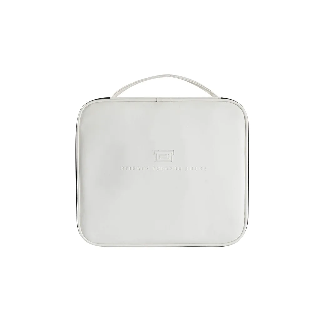 White cosmetic bag Высокое качество, новая женская косметичка, туалетные принадлежности для дома, для дорожных принадлежностей, портативный органайзер, женская косметичка, сумка для хранения на открытом воздухе - Цвет: White cosmetic bag