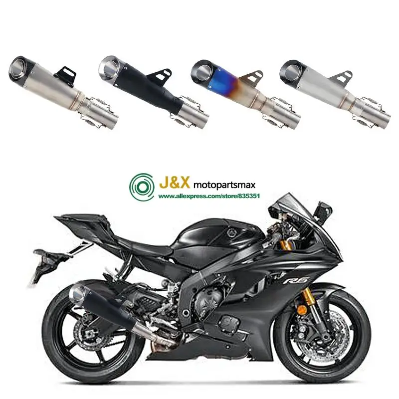 Мотоциклетная полная система глушитель Escape slip для Yamaha R6 YZF-R6 2006- средняя Соединительная труба с DB-KILLER
