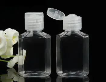 

60ml Empty Hand Sanitizer Gel Bottle Hand Soap Liquid Bottle Clear Squeezed Pet Sub Travel Bottle SN707