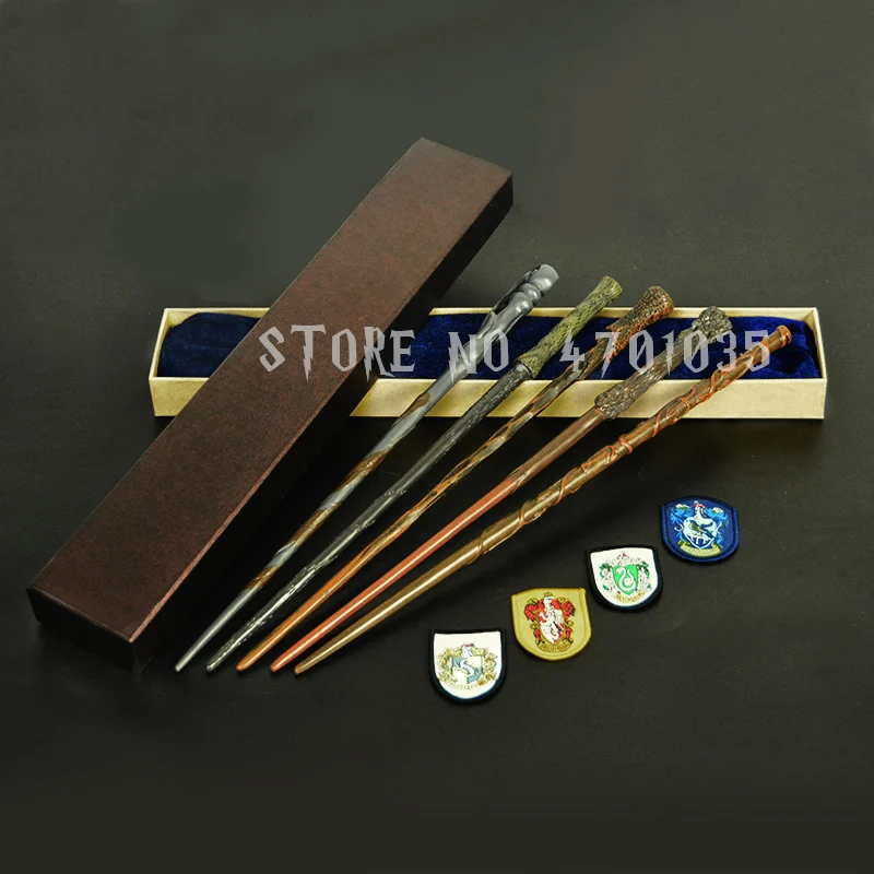 

28 Kinds of Potter magic Wand With Gift Box Packing Metal-Core Magic Wand For Children Cosplay Harried Magical Wand With Gift