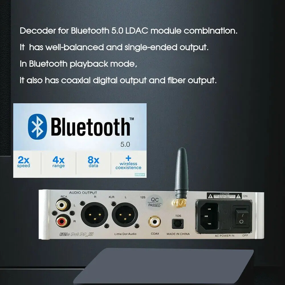Douk аудио HiFi LDAC Bluetooth 5,0 DAC аудио декодер адаптер аналоговый преобразователь цифровой интерфейс