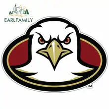 EARLFAMILY 13cm x 9.4cm Funny Car Stickers Eagle Graphics JDM Vinyl Car Wrap Waterproof Anime RV VAN 3D DIY Trunk Fine Decal