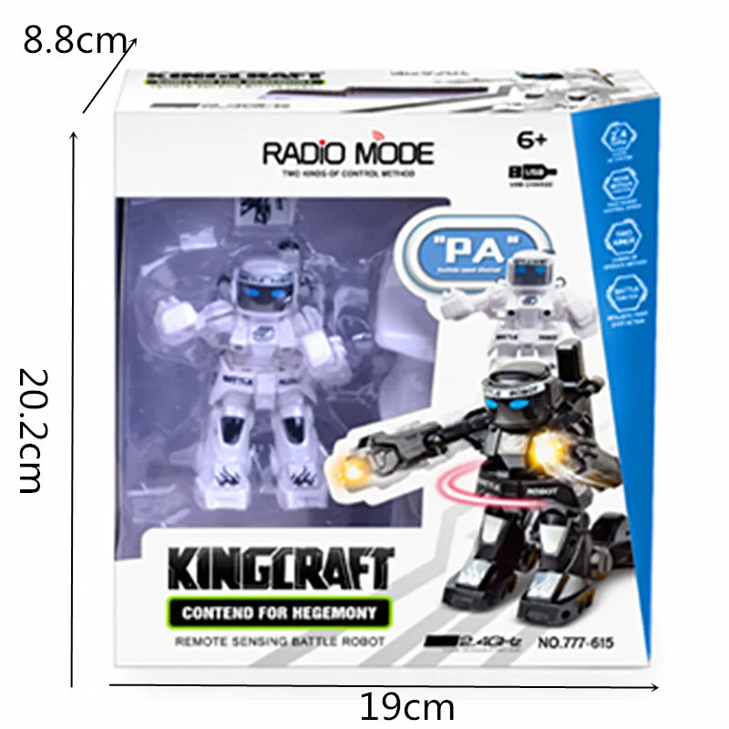 

2.4G Somatosensory Remote Control Battle Robot Toys Double Athletic Boxing Play with Your Partner Robot Models