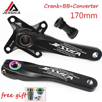 

MTB Crankset 170 GXP Direct Mount crank Road Mountain Bike Aluminum BB Converter Chainset BB Bicycle Parts Accessories
